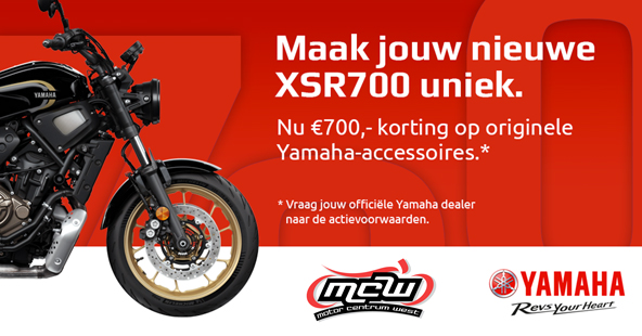 Yamaha actie XSR700 | MotorCentrumWest