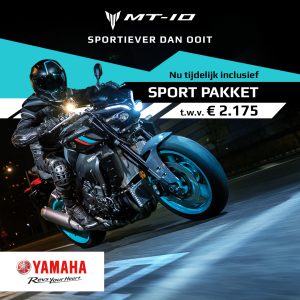 Yamaha MT-10 gratis sportpakket