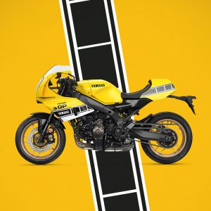 De Yamaha XSR900 GP 2026 bij MotorCentrumWest