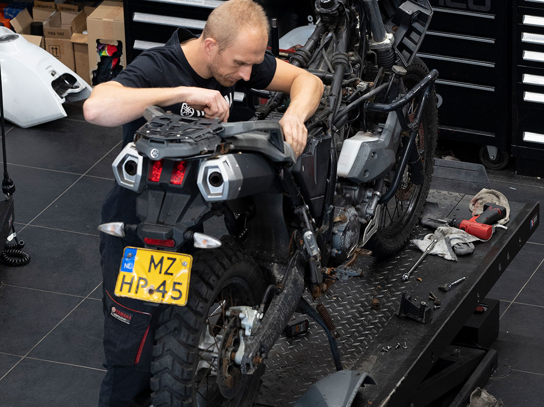 Grote beurt voor deze motor bij MotorCentrumWest