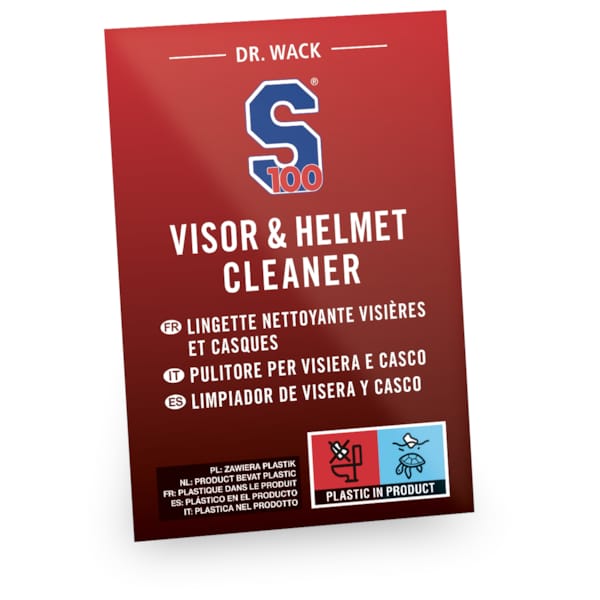 S100 Helm- en vizierreiniger wegwerp doekje, 1 zakje Occasion | MotorCentrumWest